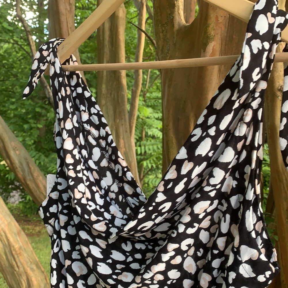 Intimately Free People Bare It All Bodysuit Black Leopard - Picture 8 of 10